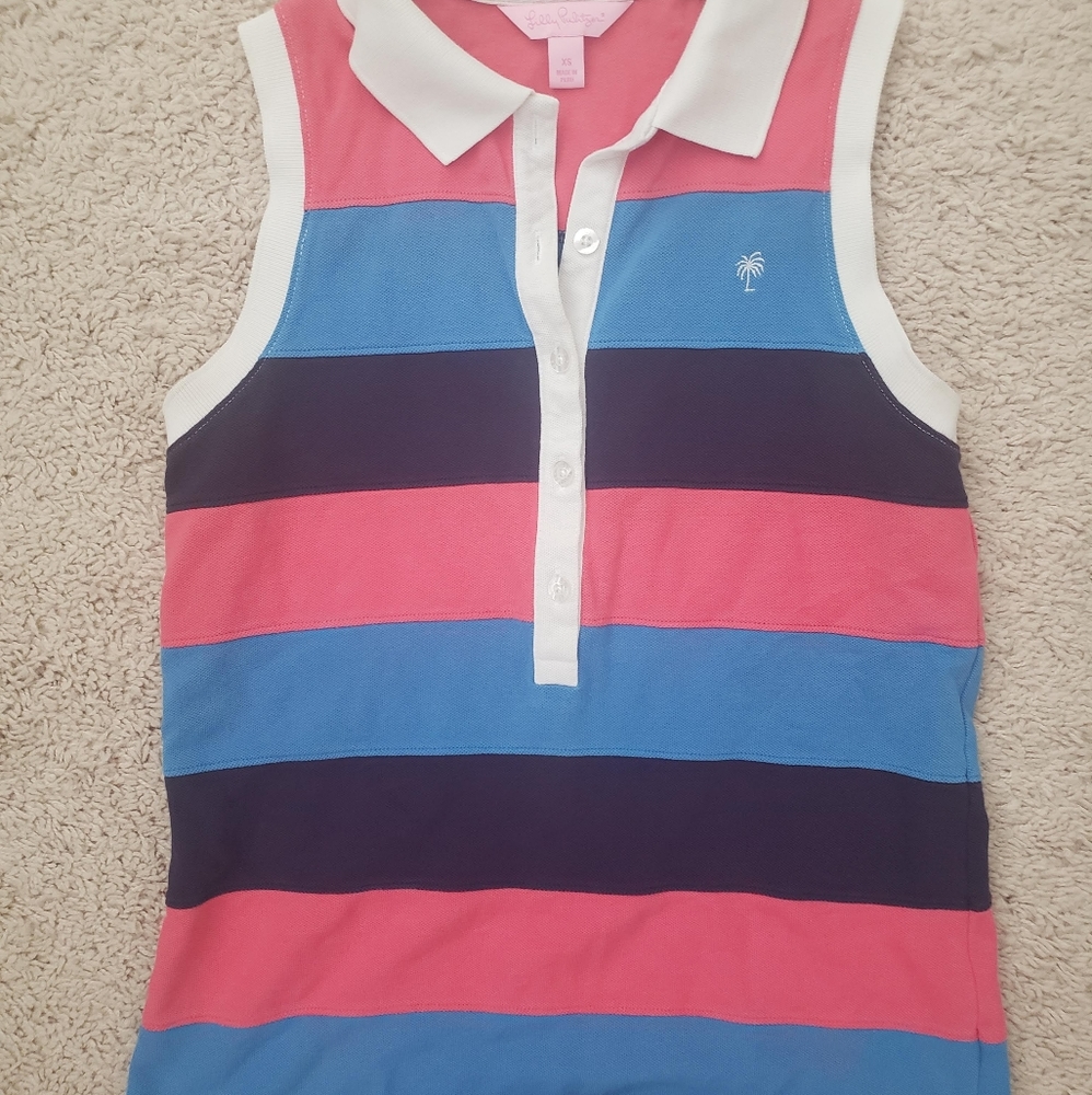 Lilly Pulitzer XS Polo Tank Top